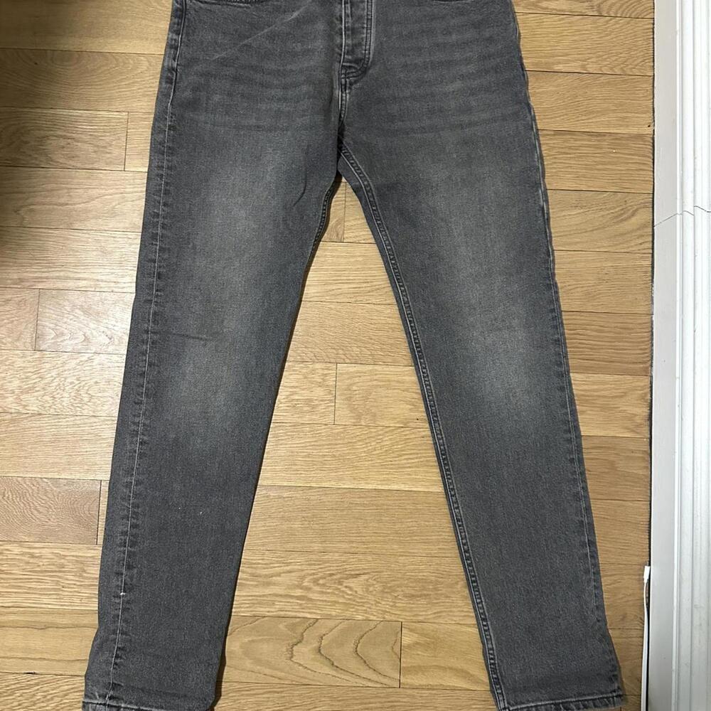 The Kooples Men's Grey and Black Jeans